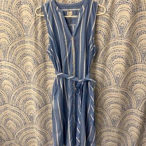 NWT Target: Blue and white stripped dress